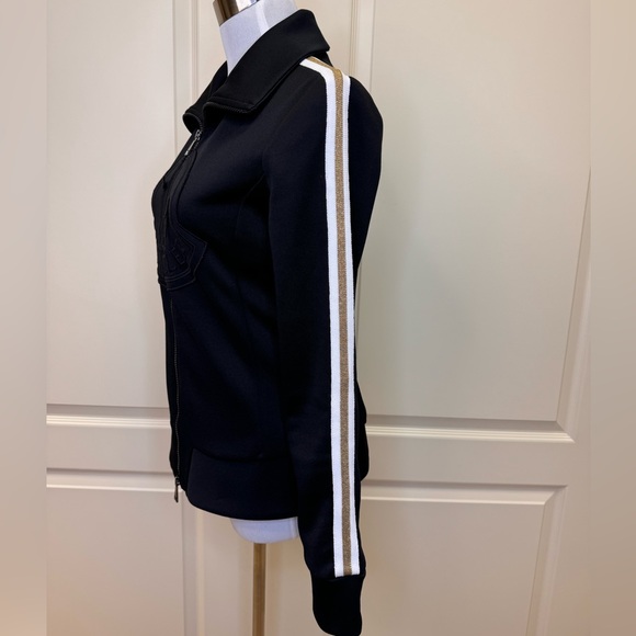 Moncler Metalic Stripe Logo Track Jacket. Size Small - Picture 8 of 11
